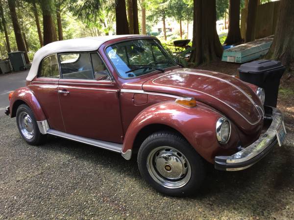 1978 VW Super Beetle Champagne Edition Convertible
